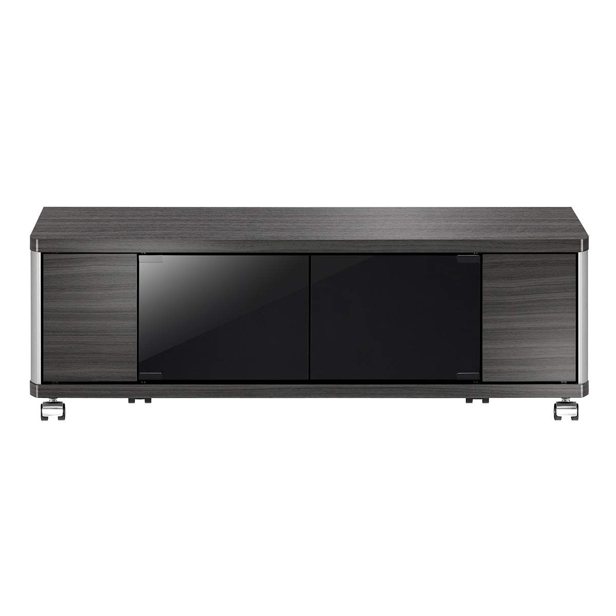 style GD 43型 幅95.8㎝ テレビ台 アッシュグレー 収納付き 朝日木材加工 キャスター付き AS-GD960L