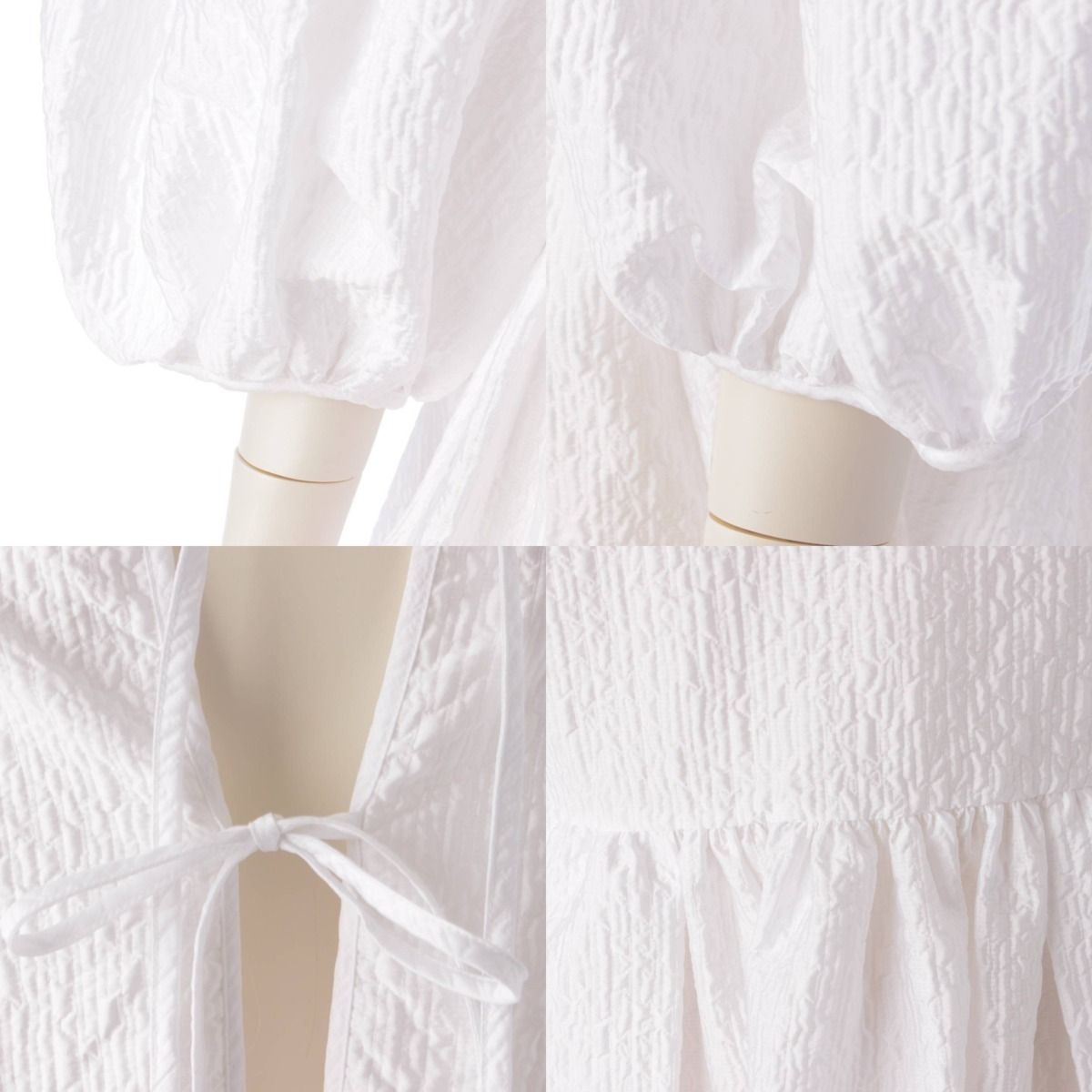 セシリーバンセン】CecilieBahnsen JEANNE DRESS パフスリーブ ミドル 