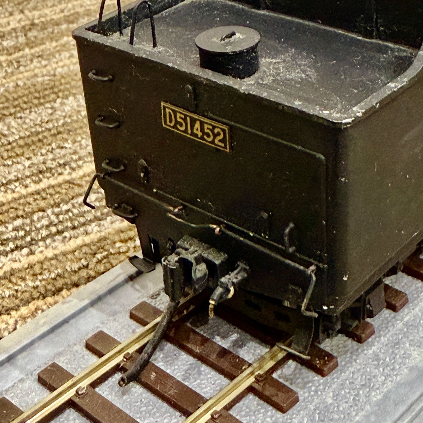 希少品】型式D51 蒸気機関車〈標準型〉模型 三井金属謹製 鉄道