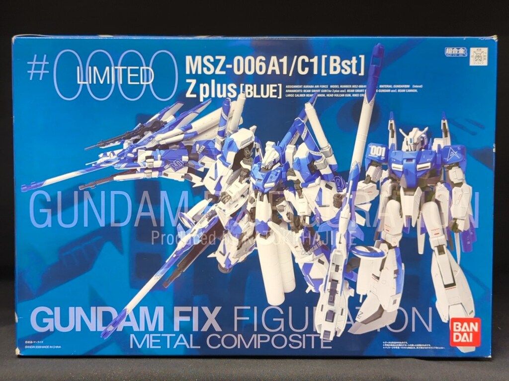 BANDAI GUNDAM FIX FIGURATION METAL COMPOSITE ガンダム・センチネル MSZ-006A1/C1 Bst Zプラス ブルー #0000