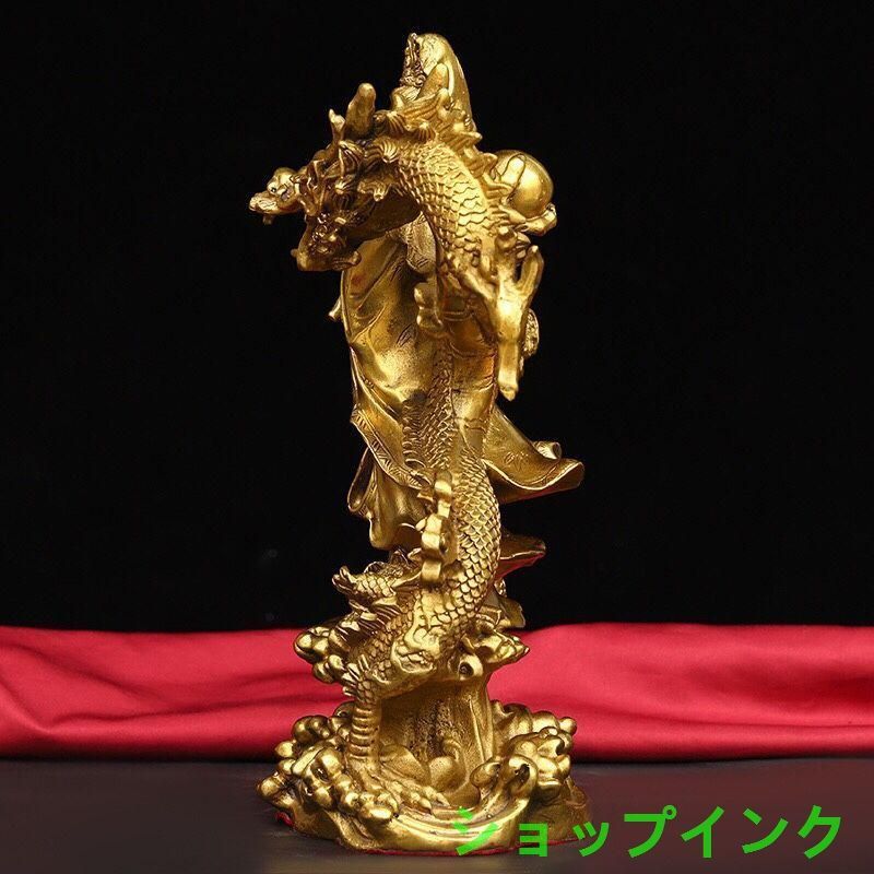 地蔵 菩薩 騎龍観音 銅製 仏像 彫刻 置物 開運 風水 - メルカリ