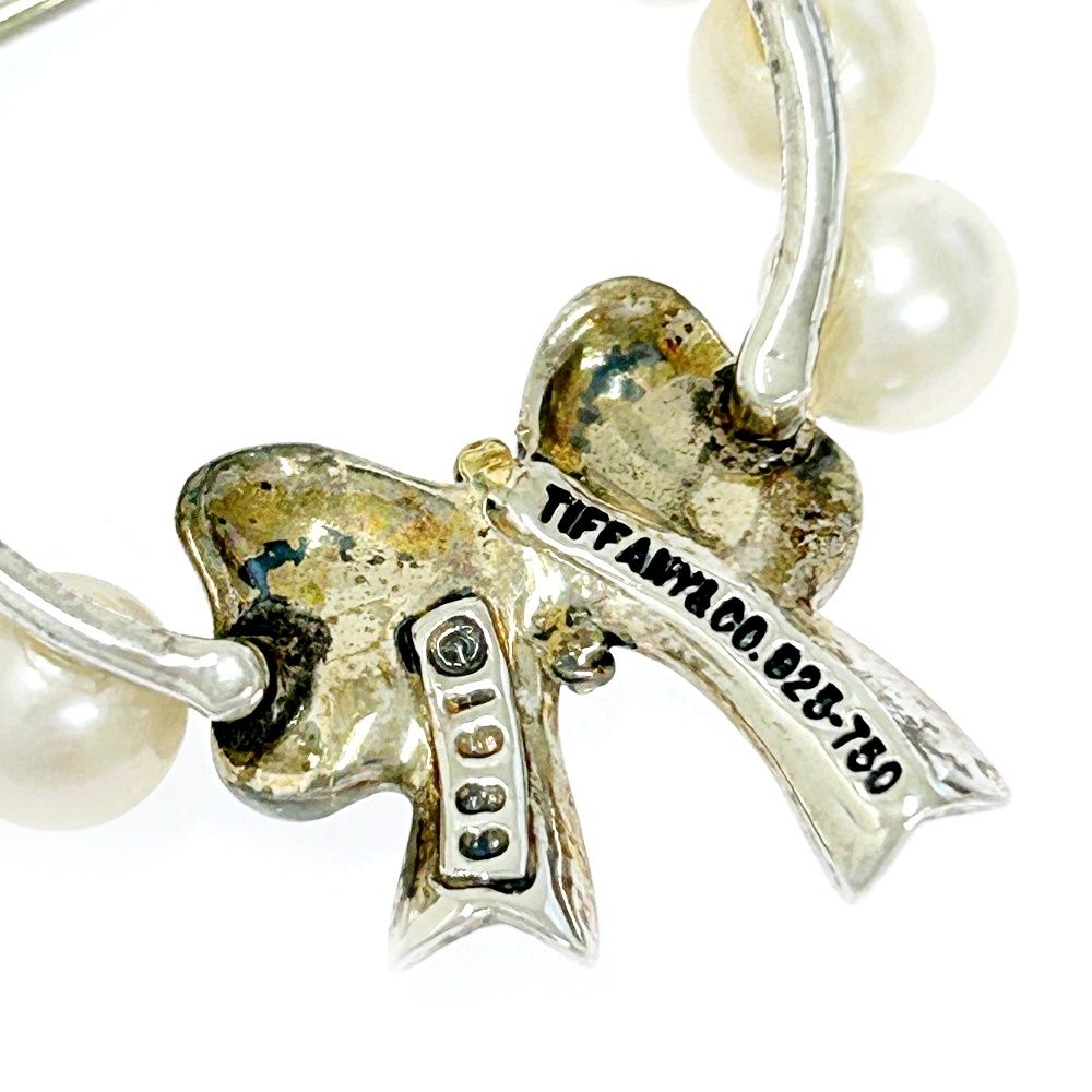中古】TIFFANY&Co. ティファニー シルバー ゴールド パール