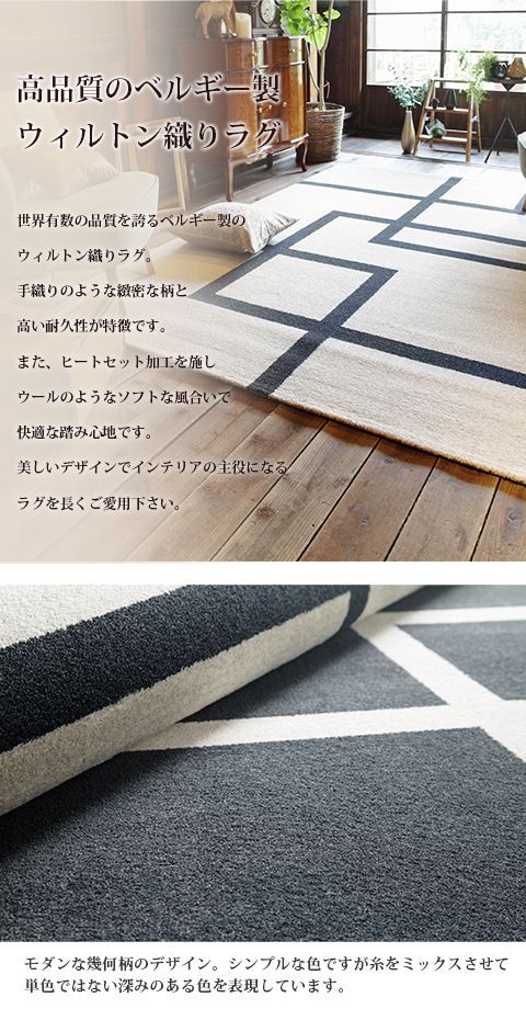 ラグ カーペット ベルギー製モダンデザイン ウィルトン織ラグ 250x200cm ラグマット 送料無料 ラグマット ベルギー製モダンデザイン ウィルトン織り 340x240cm ラグ