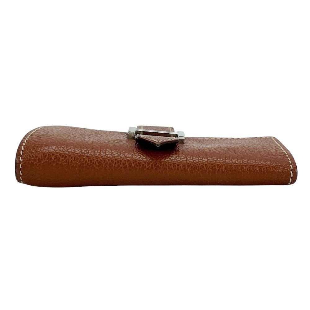 エルメス　キーケース　６連　ダークブラウン □中古□ エルメス ベアン キーケース 6連 鍵 シェーブル