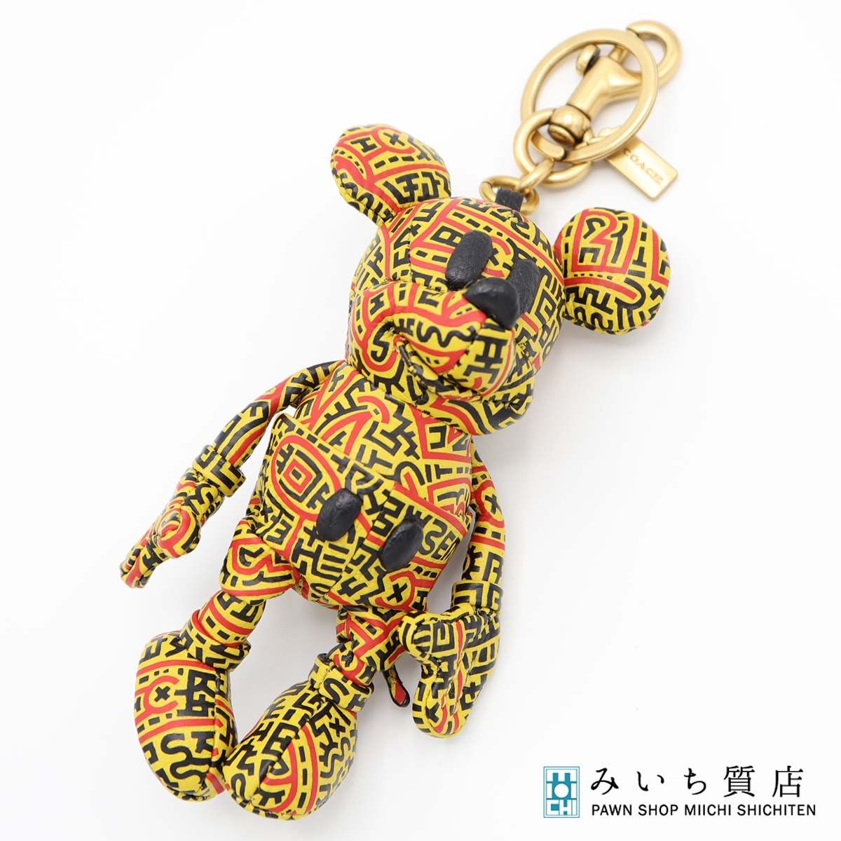 COACH コーチ ミッキーマウス キースへリング チャーム バッグチャーム  