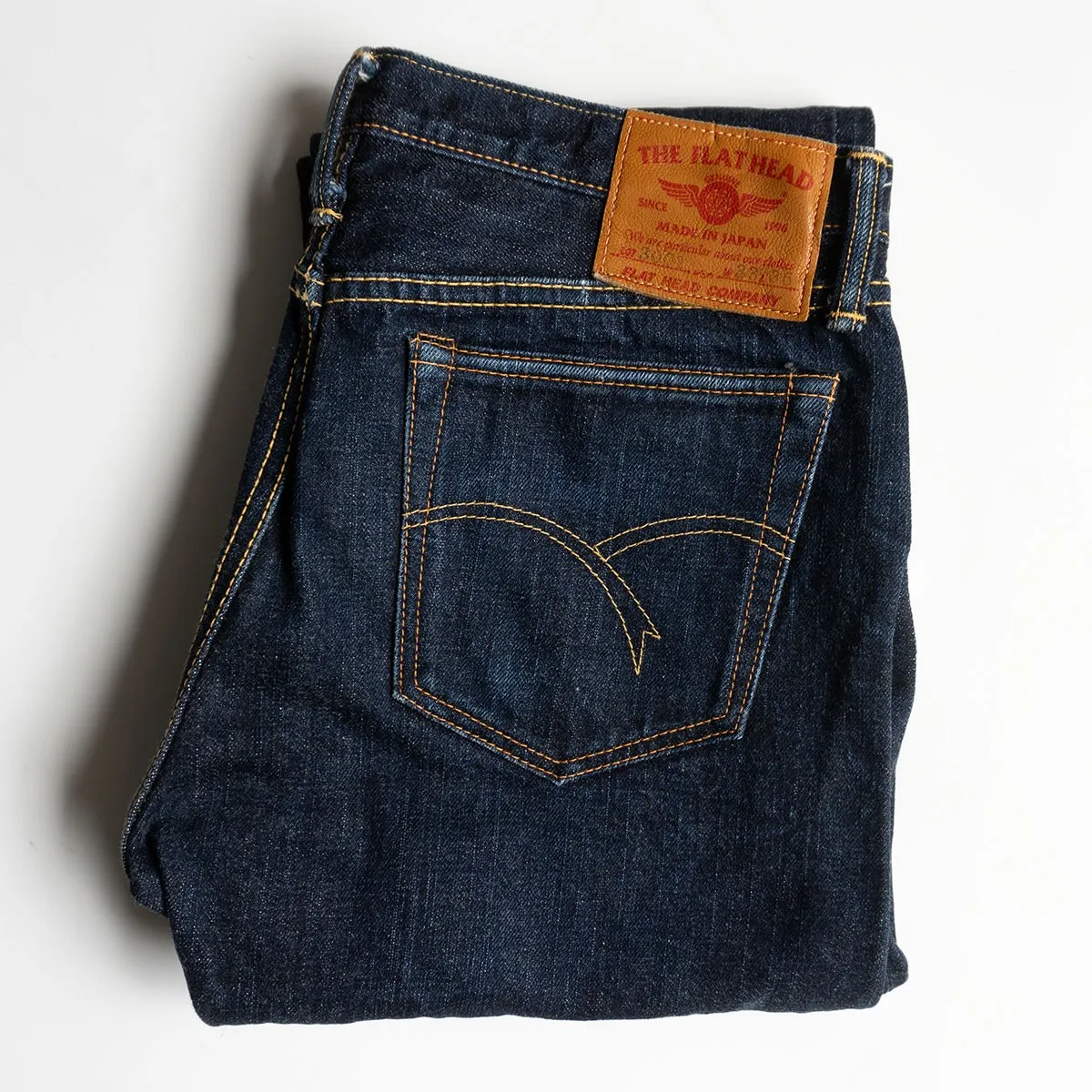 【濃紺 】THE FLAT HEAD 3001 赤耳セルビッジデニム W33 濃紺 】THE FLAT HEAD 3001 赤耳セルビッジデニム W33 濃紺 】THE FLAT