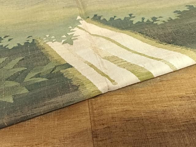 平和屋着物○上質な紬 絞り 正絹 逸品 AAAW9186zg