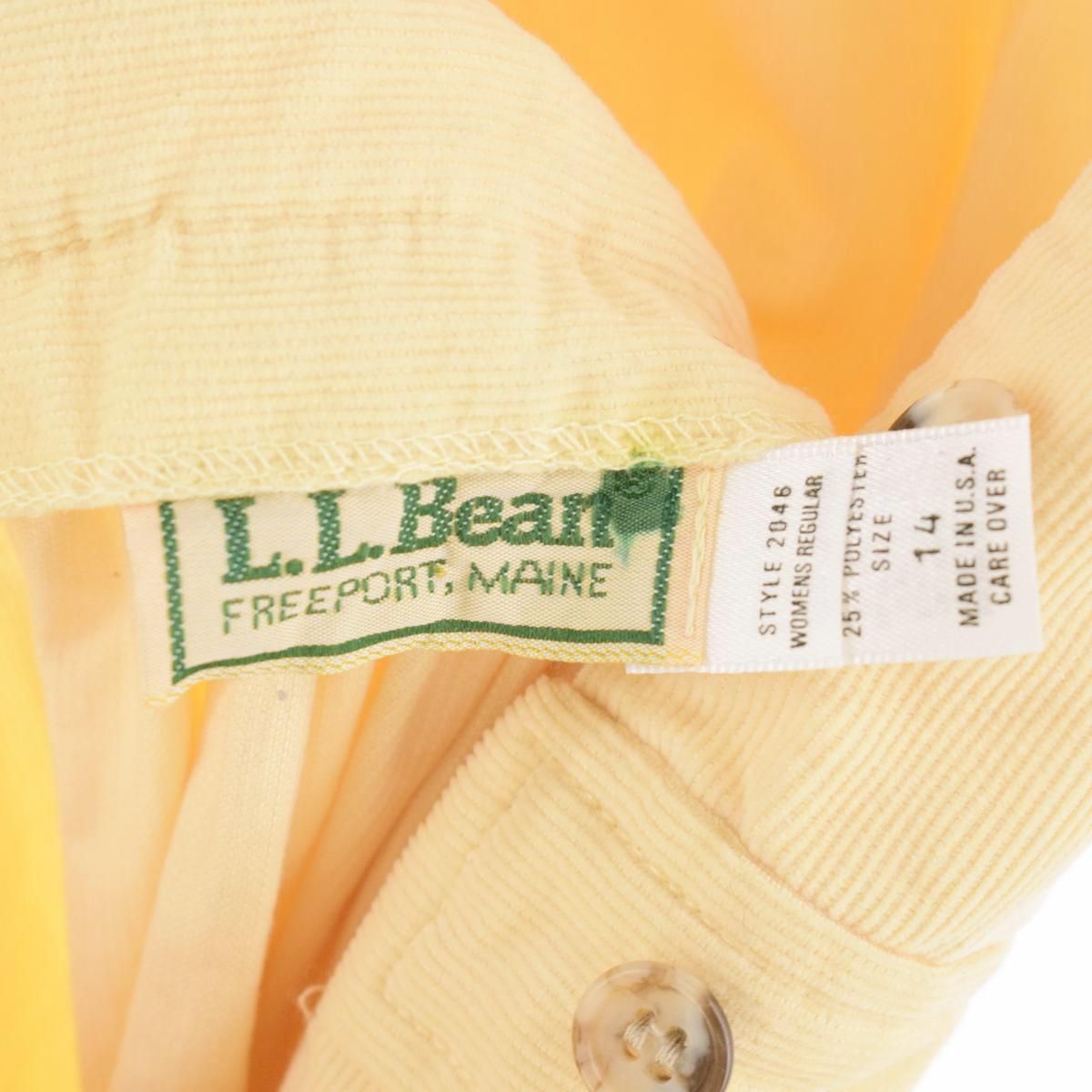 古着 エルエルビーン L.L.Bean コーデュロイ ジャンパースカート USA製