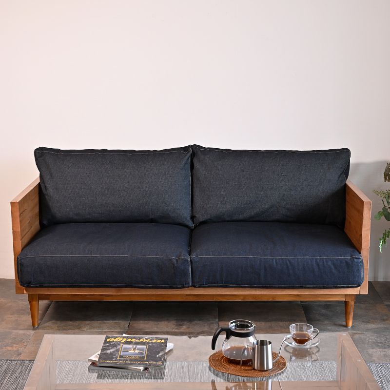 ☆FB212【中古品】 昭和レトロ 3人掛けソファ 幅190cm ソファー