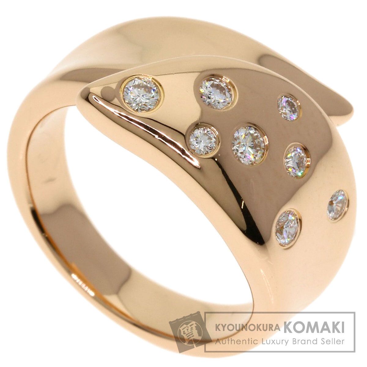 TASAKI タサキ ダイヤモンド リング 指輪 K18PG レディース