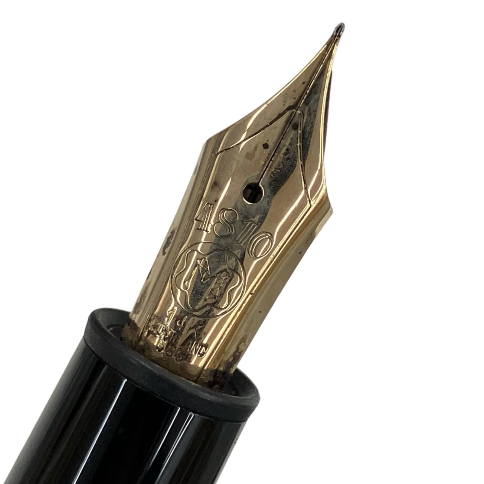  683000 モンブラン 万年筆 マイスターシュテュック ブラック 4810 K 14ゴールド 万年筆 万年筆 インク
