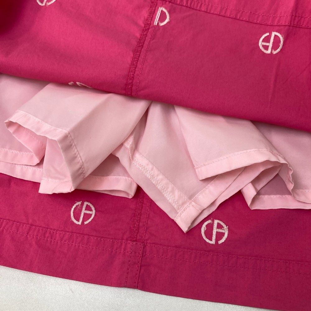 サイズ：40 ADABAT アダバット インナー付 スカート ロゴ総柄