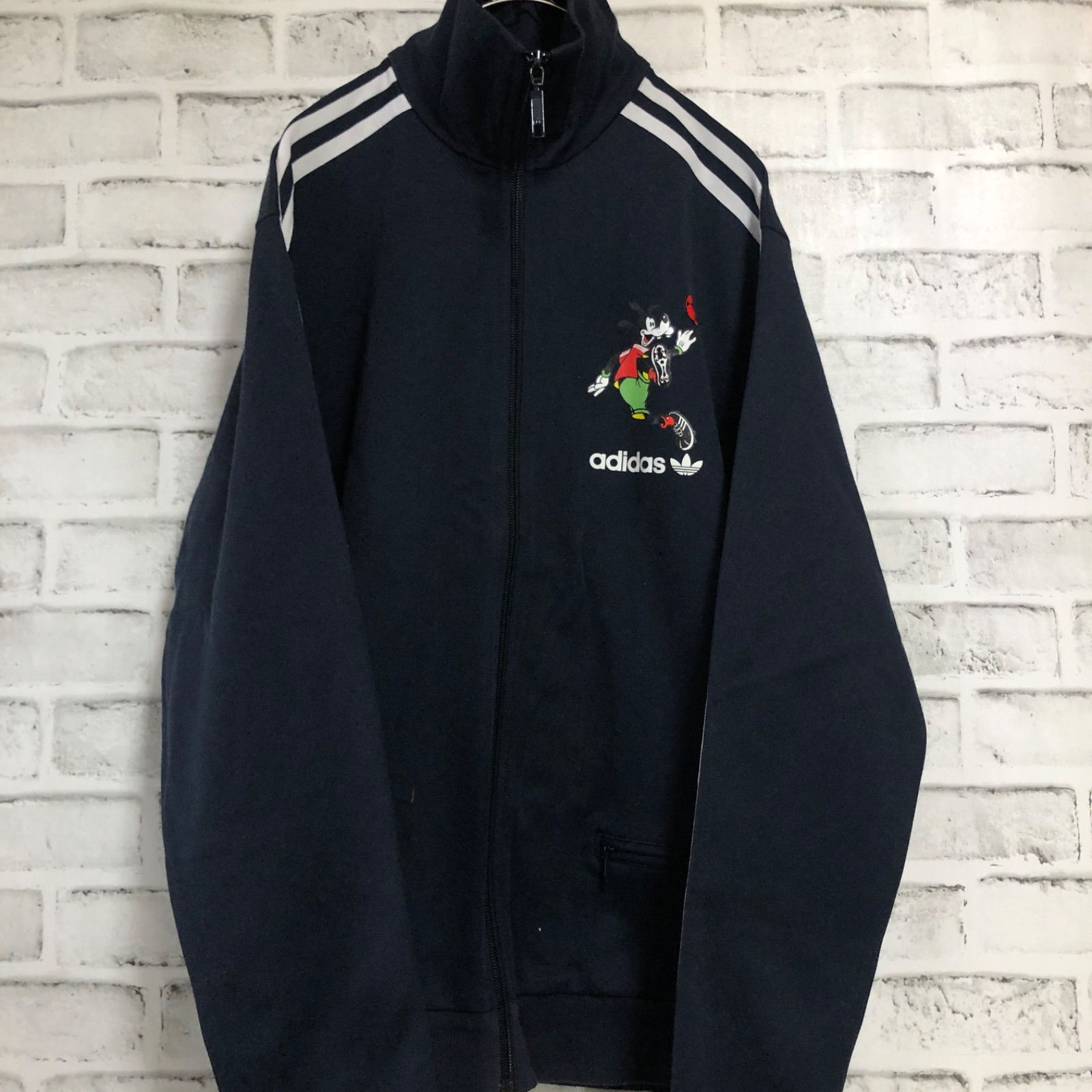 adidas⚽️トラックジャケット/ジャージ M 刺繍トレファイル