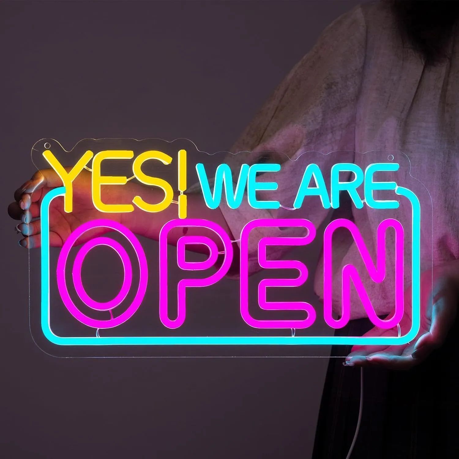 ネオンサイン OPEN ネオンライト 店舗看板 インテリアライト LEDネオン管 ネオン看板 USB給電 バー 喫茶店 居酒屋の装飾 花屋 部屋リビング室内の壁掛け装飾 雰囲気作り A011