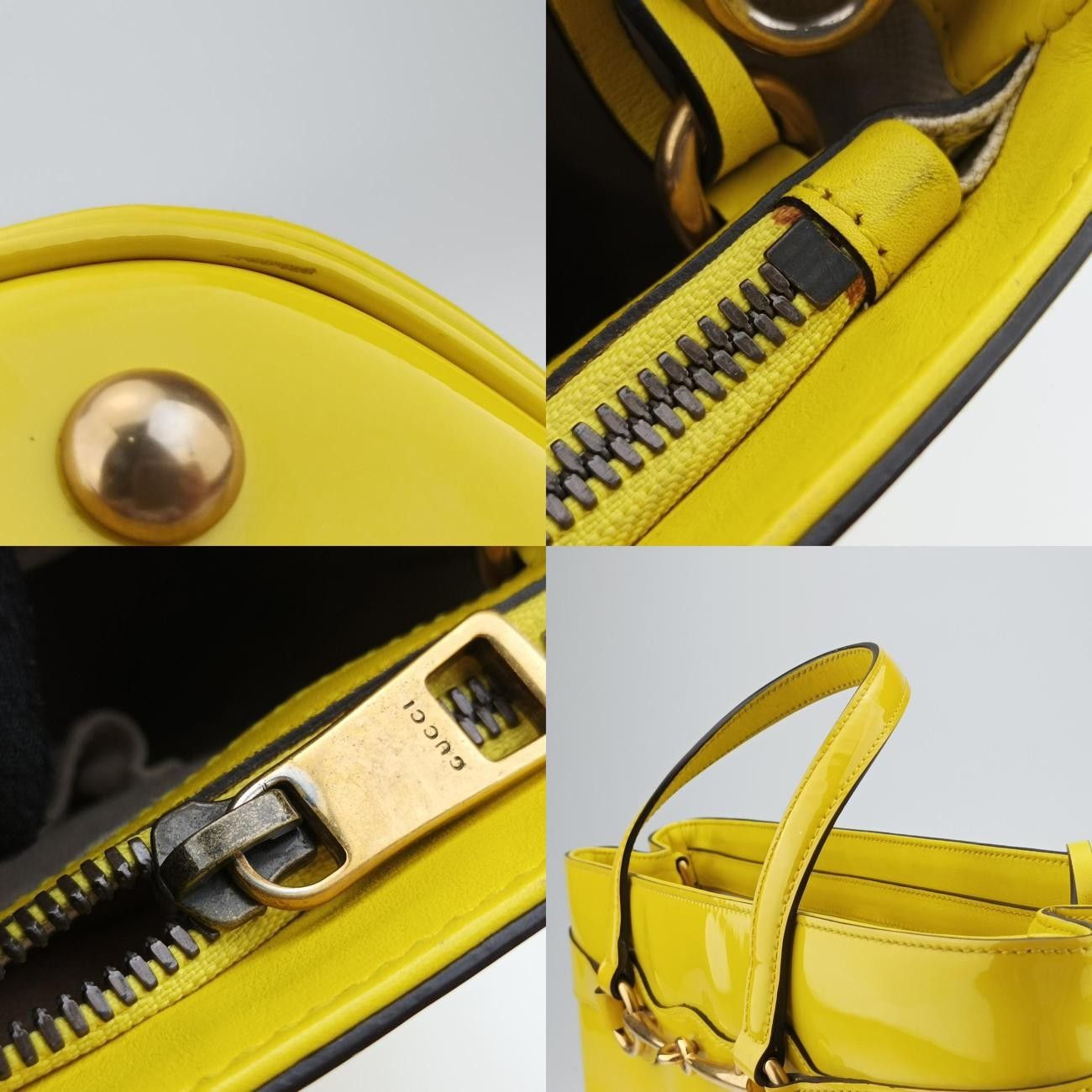 グッチGucciブライトビットイエローパテント319795D013986270
