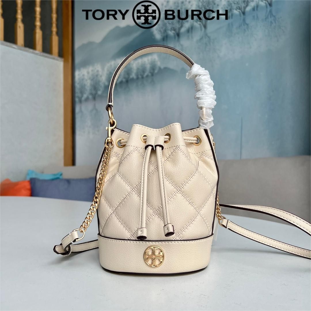 TORY BURCH トリーバーチ WILLA MINI BUCKET BAG ウィラ ミニ バケット バッグ レディース クロスボディバッグ  斜め掛け ショルダーバッグ アウトレット品 ホワイト - メルカリ