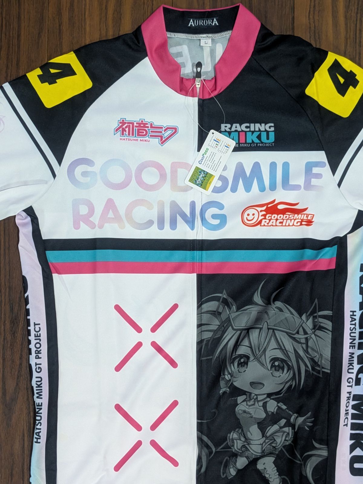 AURORA レーシングミク 2021 サイクルジャージ L ねんどろいどVer. 初音ミク 自転車