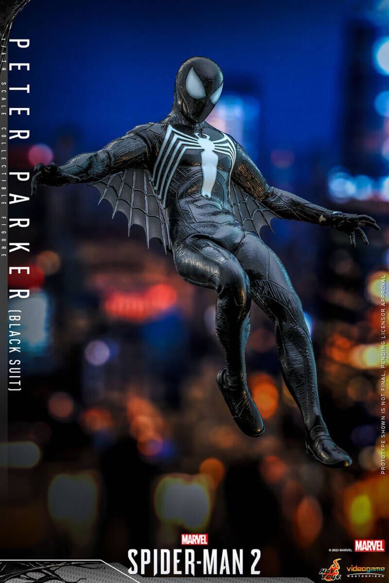 ホットトイズMarvel's Spider-Man 2』ブラックスーツ新品未開封 ビデオゲーム・マスターピース】『Marvel's Spider-Man 2』1/6