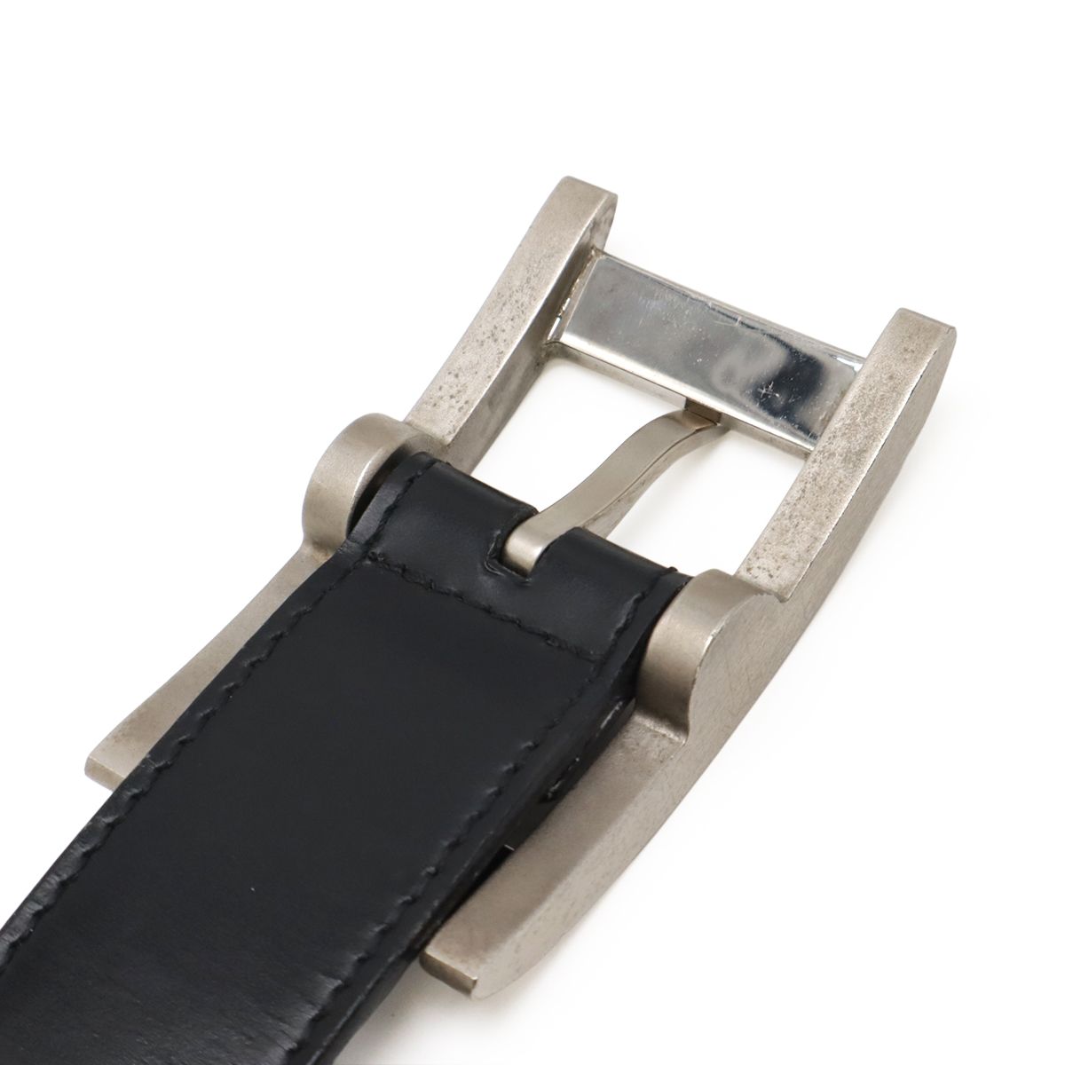 BVLGARI ブルガリ レッタンゴロ ベルト レザー ブラック 黒