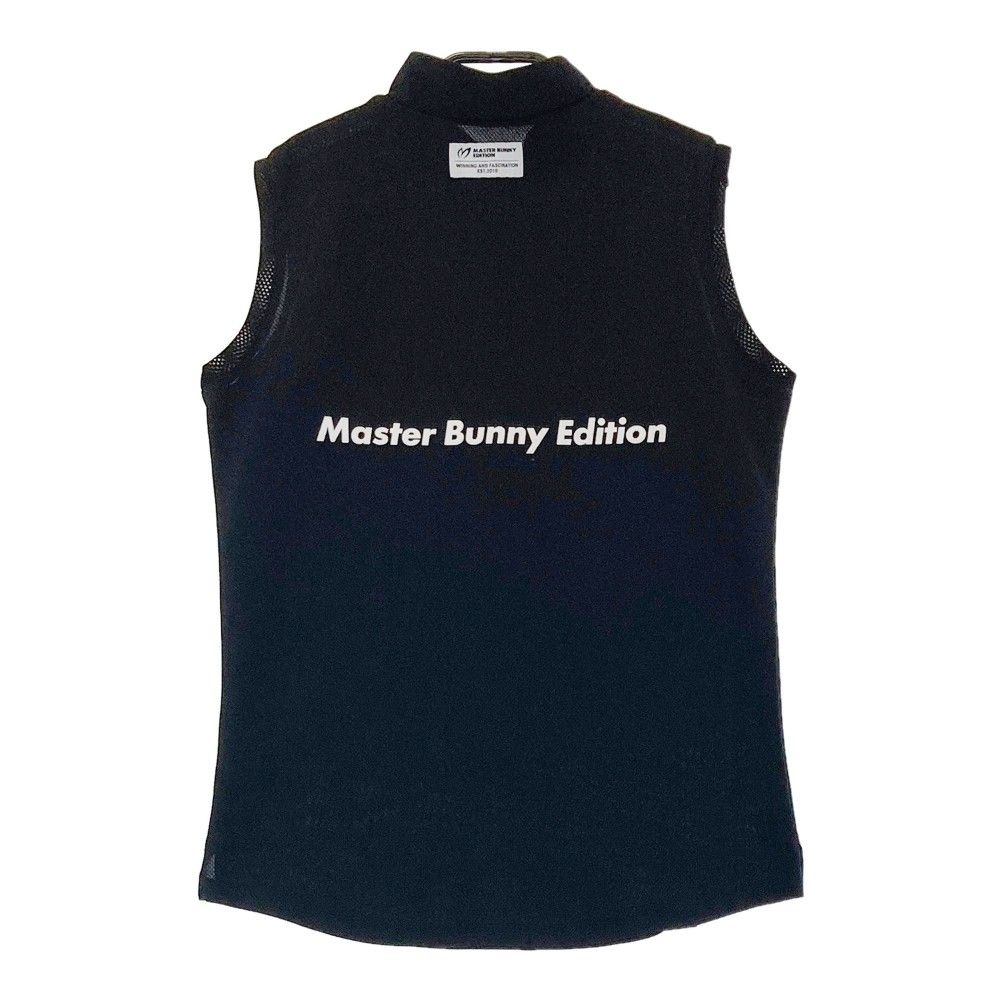 MASTER BUNNY EDITION ノースリーブポロシャツ 黒 新品】マスター