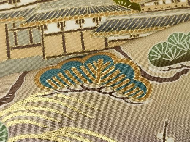 平和屋着物□豪華黒留袖 作家物 駒刺繍 上村松園の世界 流水