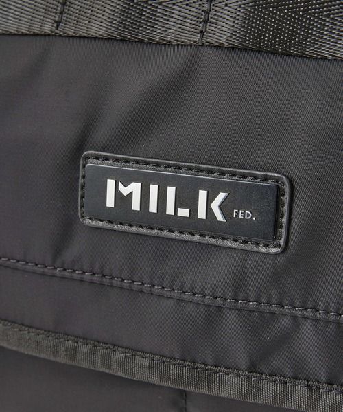 ショルダーバッグ バッグ ミルクフェド MILKFED LOGO PLATE MESSENGER