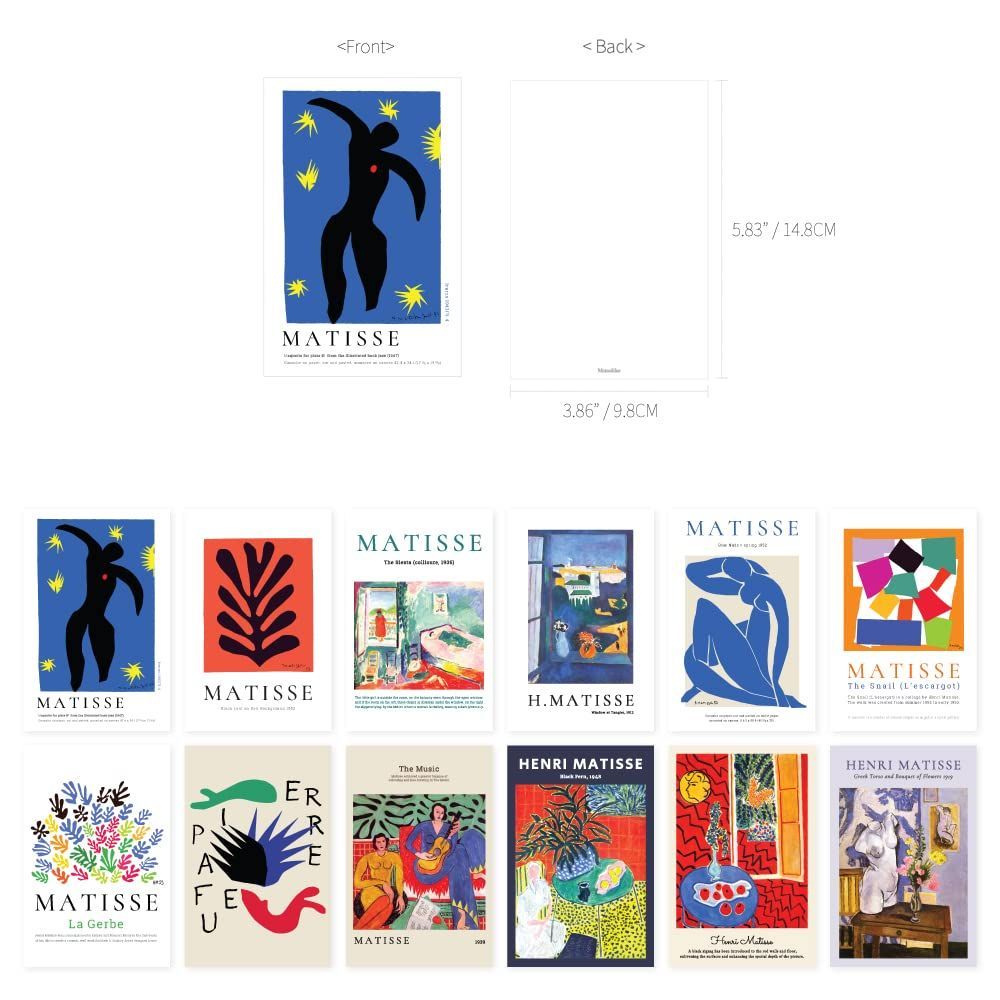 在庫処分】Single Painting card Matisse Henri - ポストカード