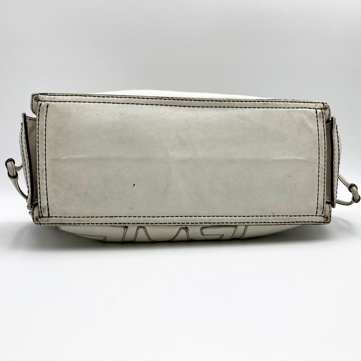 LOEWE アナグラム ショルダーバッグ ブラック レッド シルバー