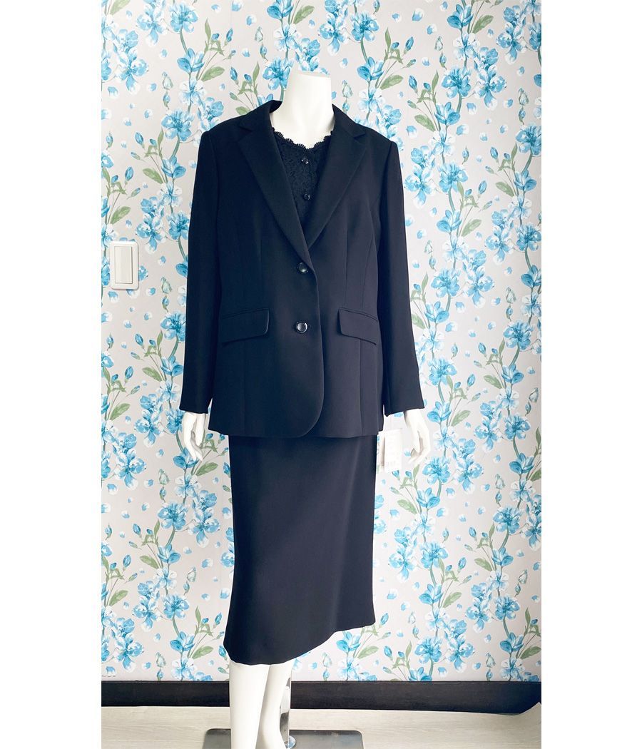 タグ付き 在庫限り FAIRMARRY ブラックフォーマル3点セット 25号サイズ BF0104