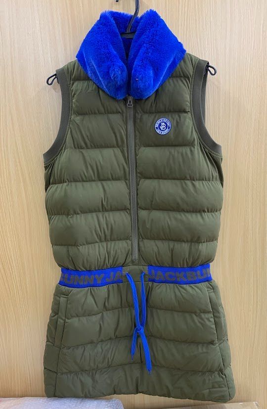 Jack Bunny ジャックバニー ダウンワンピース オリーブグリーン ゴルフ ウェア