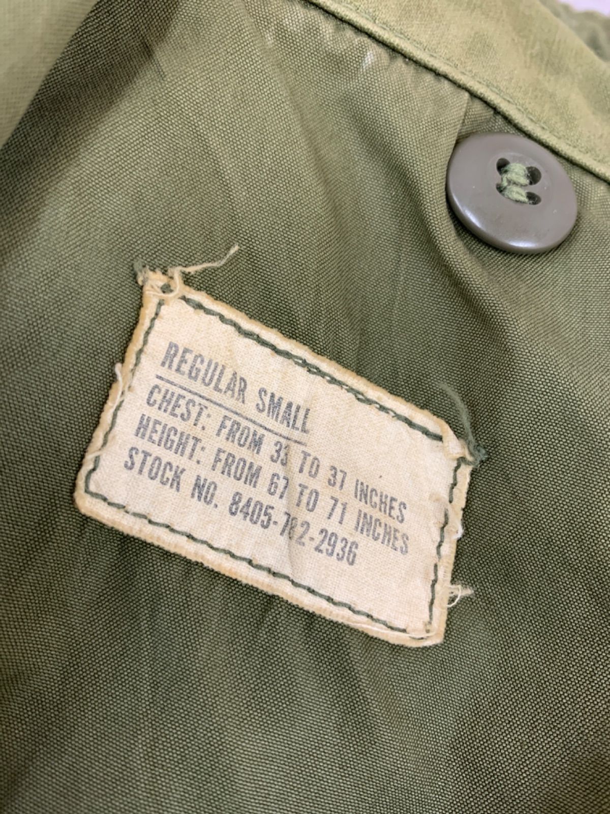 ☆M65 米軍 ミリタリージャケット セカンド U.S.ARMY 8405-782
