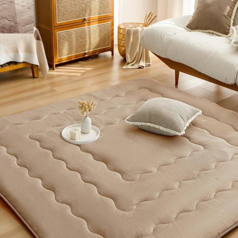 在庫セール fuwawa こたつ敷布団 長方形 大判 冬用 こたつマット 190×240cm 中綿增量 SEK衛生認証 こたつ布団と併用ラグマット 抗菌防臭 防ダニ 滑り止め付き あったか 5層 フランネル生地 マイクロファイバー 床暖房 ホットカーペッ 1