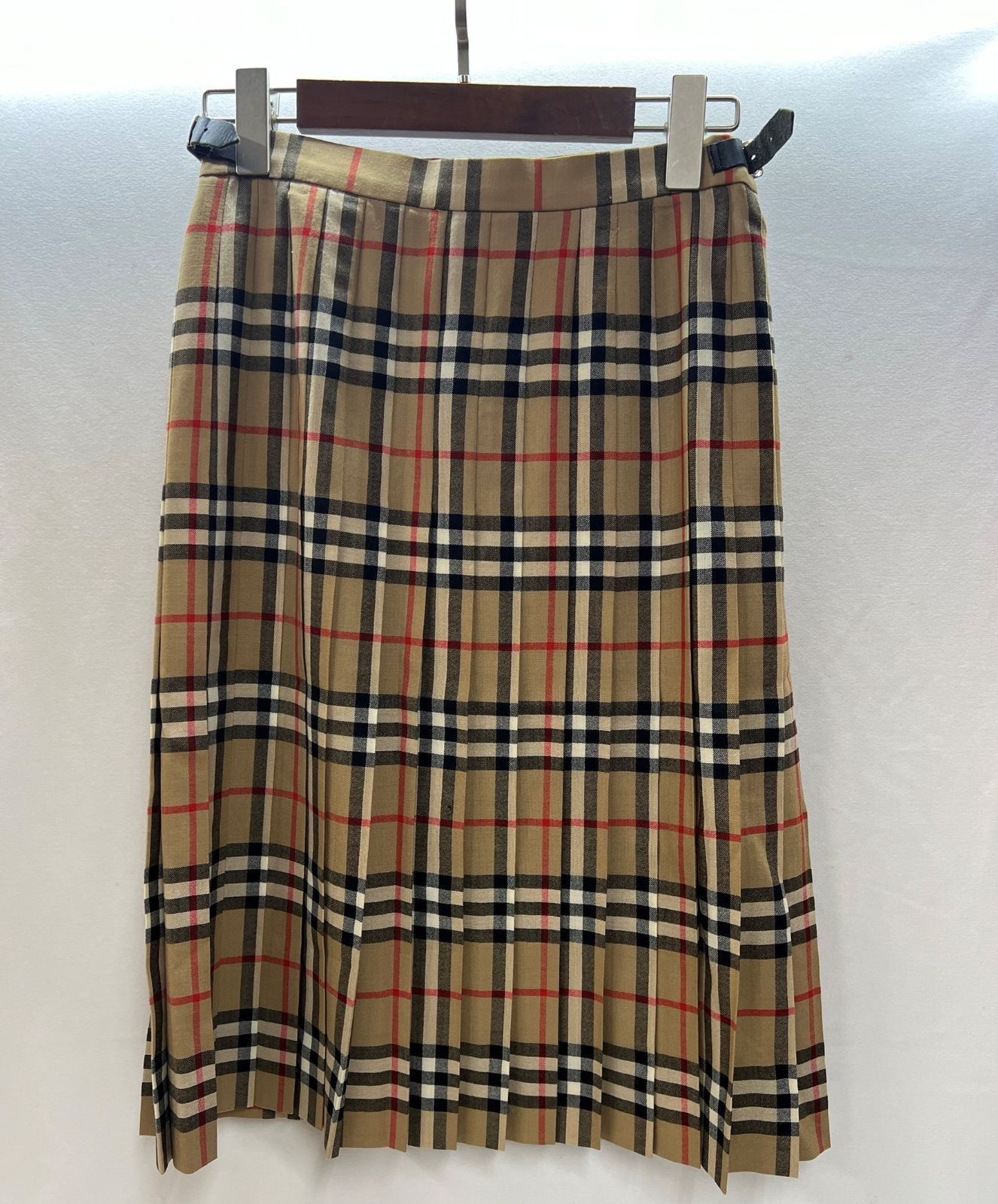 大清水78-4-0719ss】BURBERRY LONDON バーバリーロンドン ひざ丈