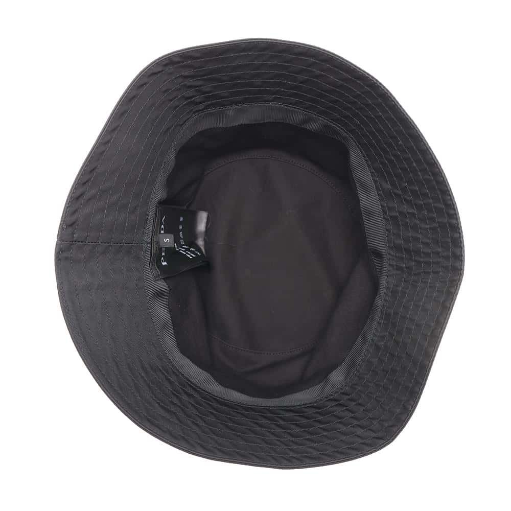 PRADA バケットハット 黒 RE-NYLON Black Re-Nylon bucket hat | PRADA