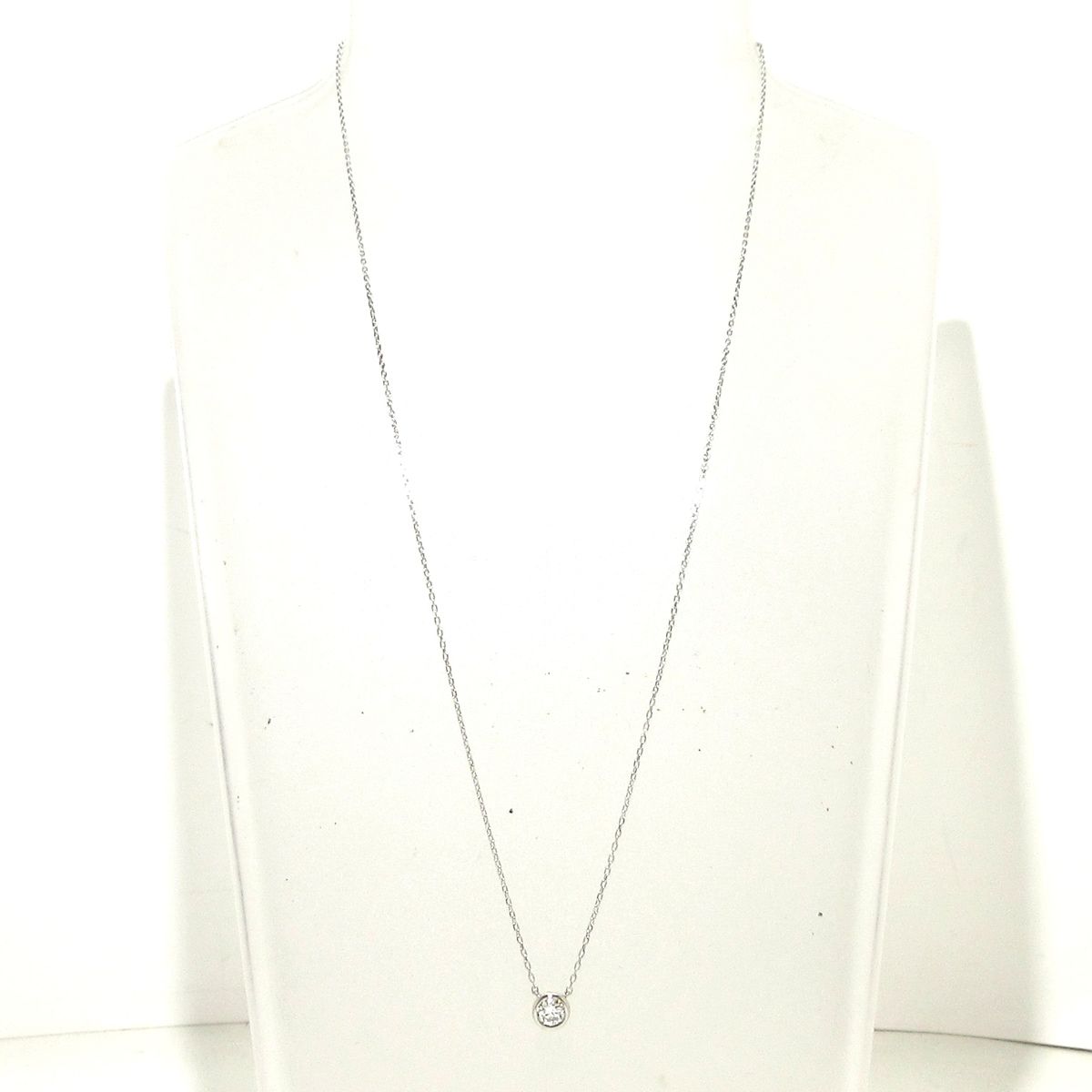 VENDOME ヴァンドーム青山 ネックレス - Pt 950×Pt 850×ダイヤモンド 1 Pダイヤ ダイヤ0.26カラット