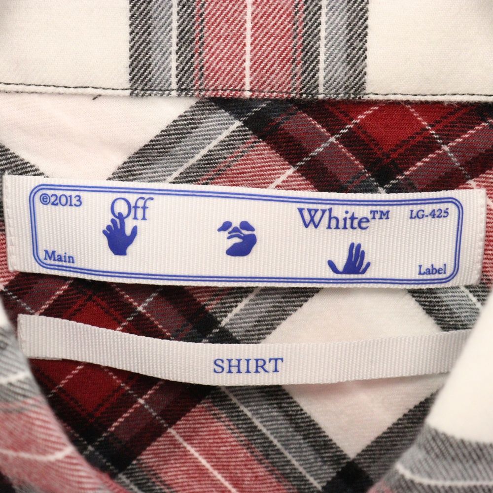 OFF-WHITE (オフホワイト) 21SS ALLOVER CHECK FLANN SHIRT オール