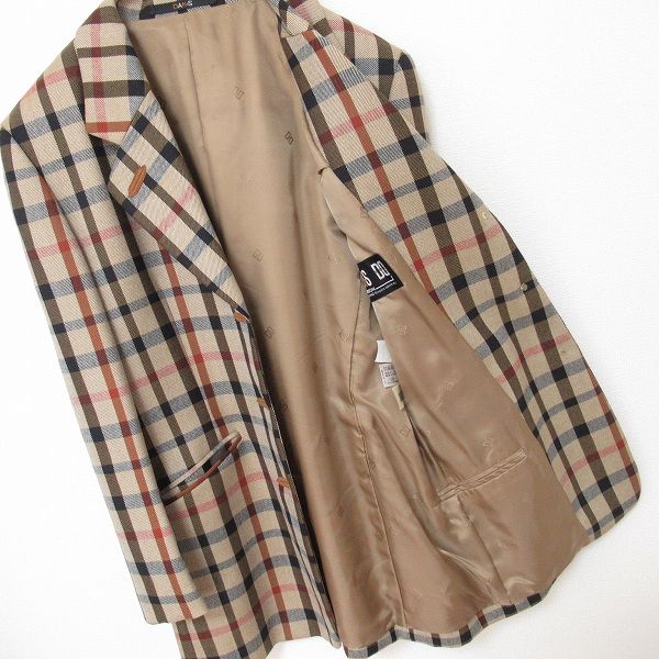 セール中⚡美品✨DAKS テーラードジャケット チェック柄 ロゴ入りボタン 2025年最新】Daks メンズ テーラードジャケットの人気アイテム
