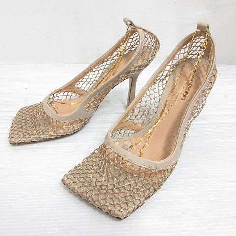 ボッテガヴェネタ BOTTEGA VENETA 美品 レザー メッシュ