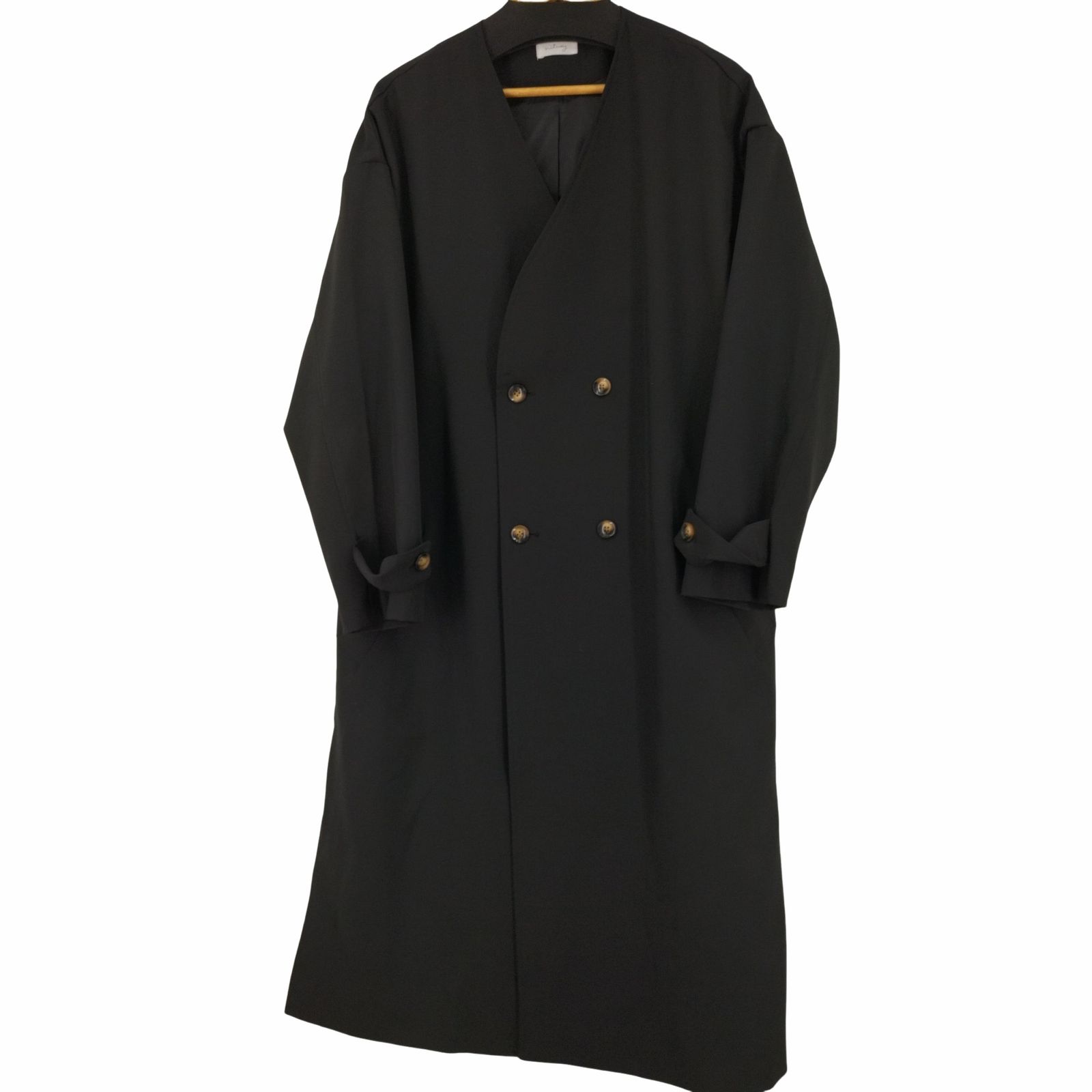 ニルウェイ Nilway エクセレントTR ノーカラーダブルロングコート