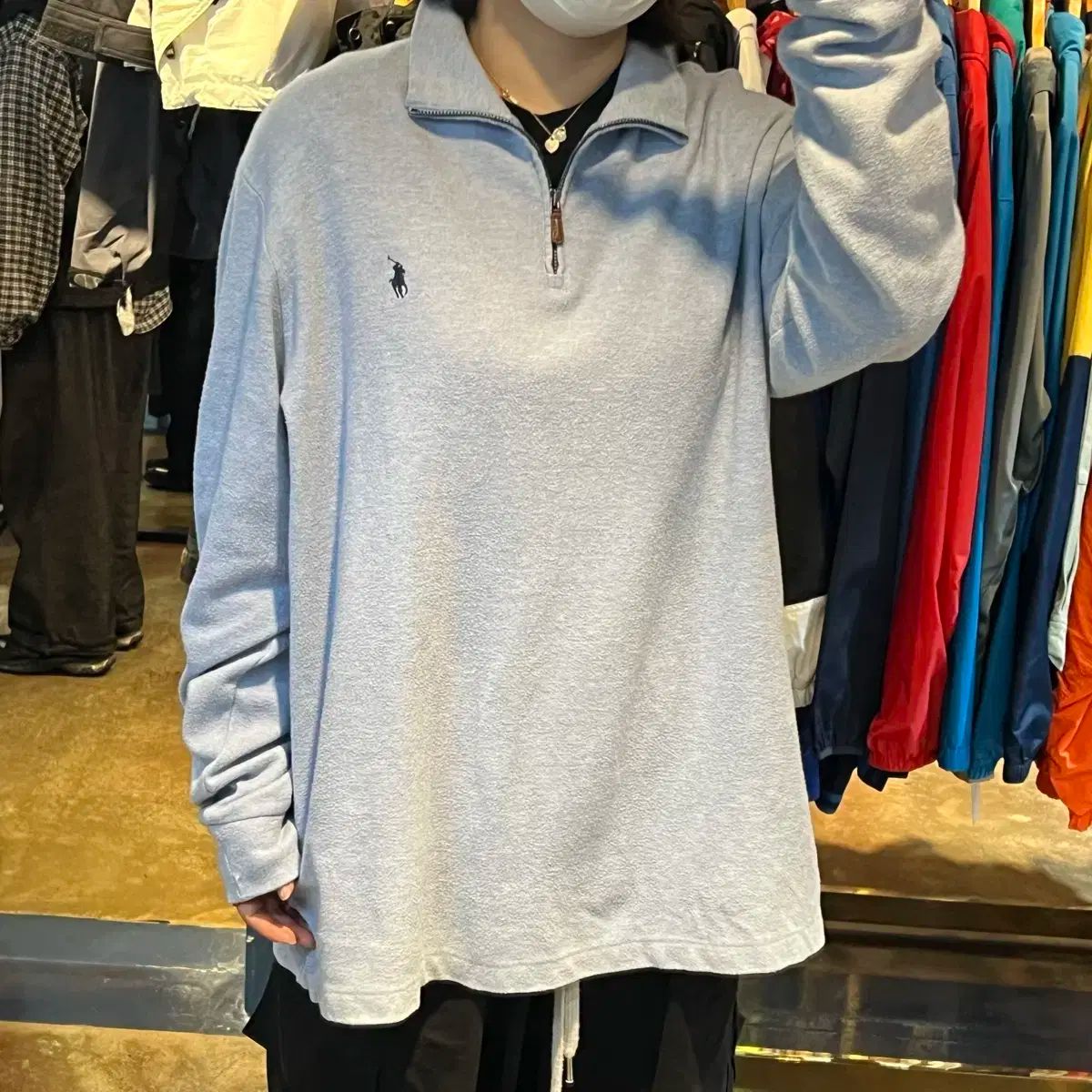 セール　Polo by Ralph Lauren ライトブルー セーター XL ポロラルフローレン 青 ブルー | ビンテージ古着屋Feeet 通販