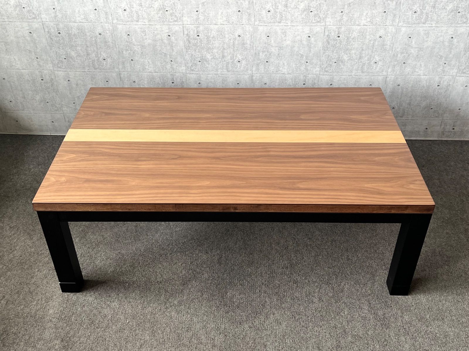 コタツ　135×80  ウォールナット突き板