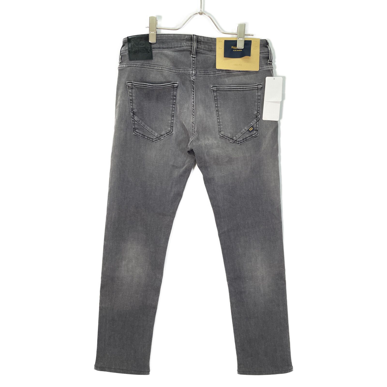 incotex インコテックス　テーパードパンツ36ネイビー×グレー INCOTEX（インコテックス）SLIM FIT ウォッシャブルテクノ