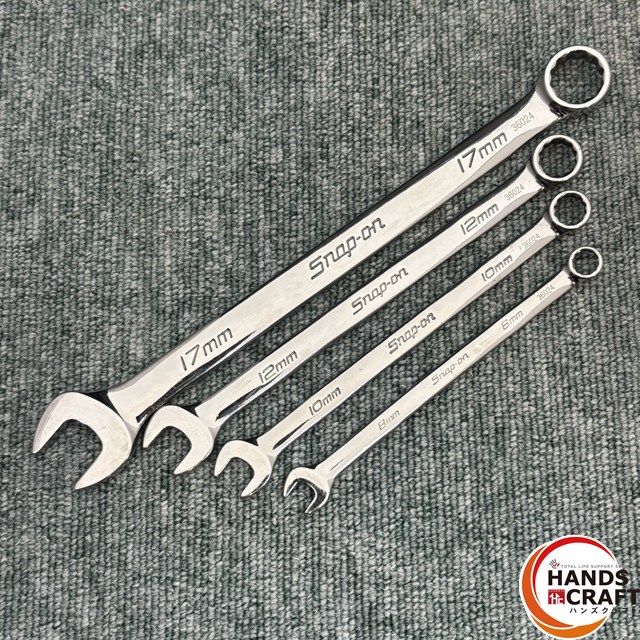 ◎ 品 スナップオン コンビネーションレンチ 4本セット OEXMI70B|20B|008|80B 17mm 12mm 10mm 8mm Snap-on