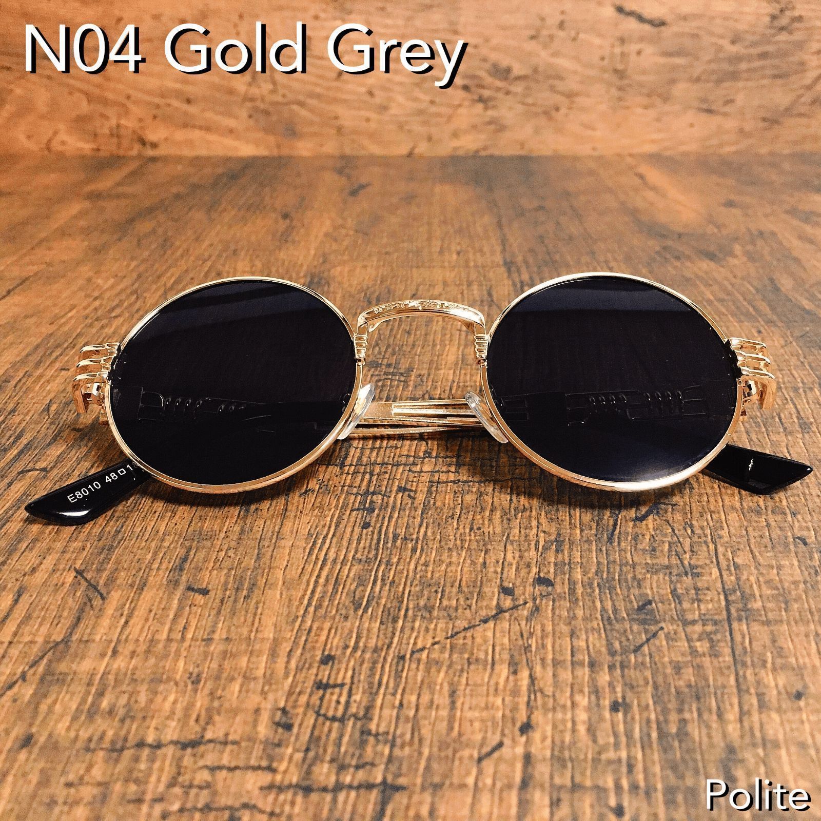 Xuhal スチームパンクサングラス ラウンドサングラス レトロヒッピーグラス ヴィンテージゴシックサークルグラス レディース メ 並行輸入品