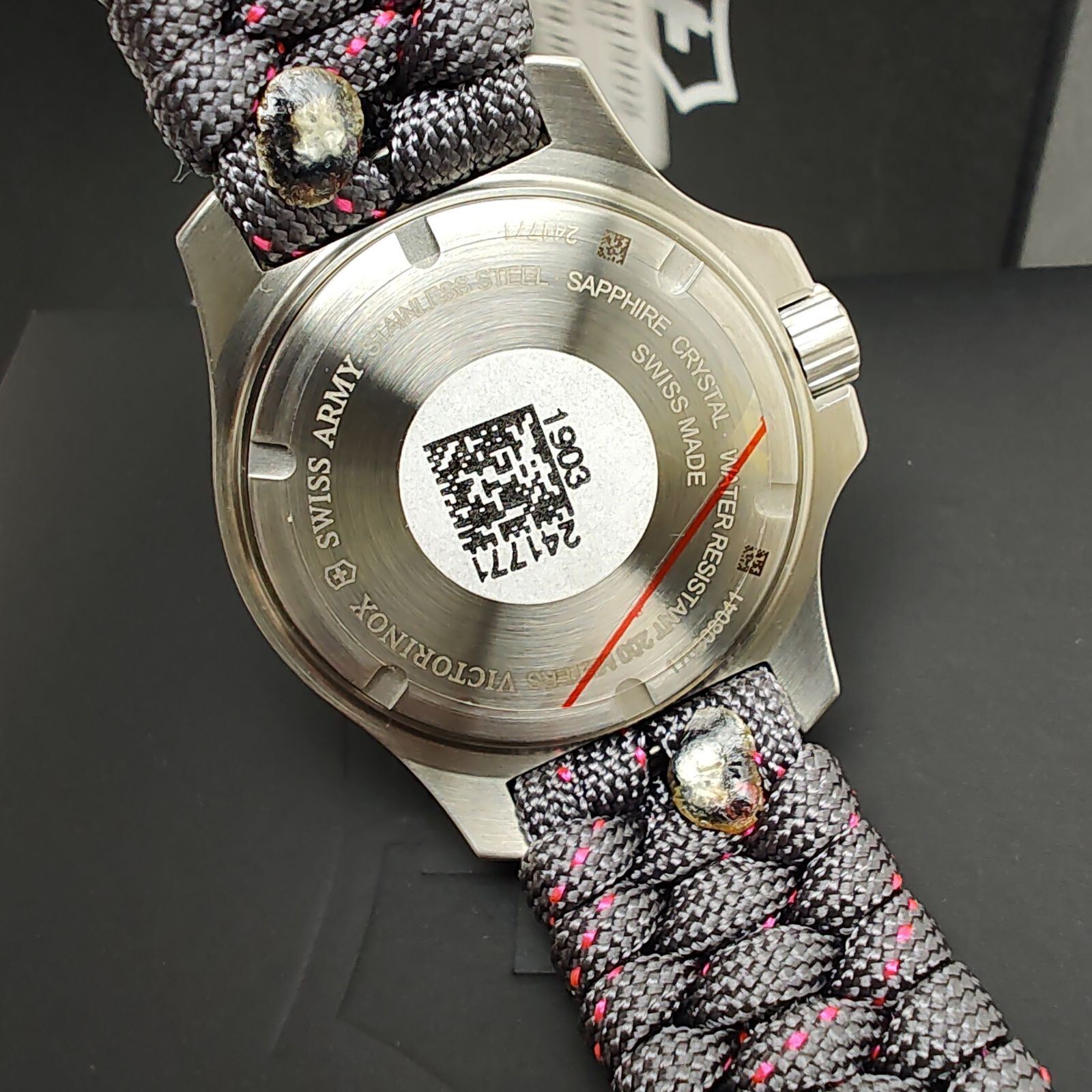 ぁーです★ 新品】ビクトリノックス I.N.O.X.V パラコードベルト スイス製