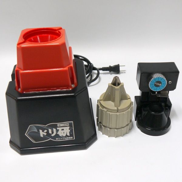ニシガキ 鉄工ドリル研磨機 ドリ研 N-846 鉄工用ストレートドリル研磨機 Aチャック ストレート用 グレー≡DT6589