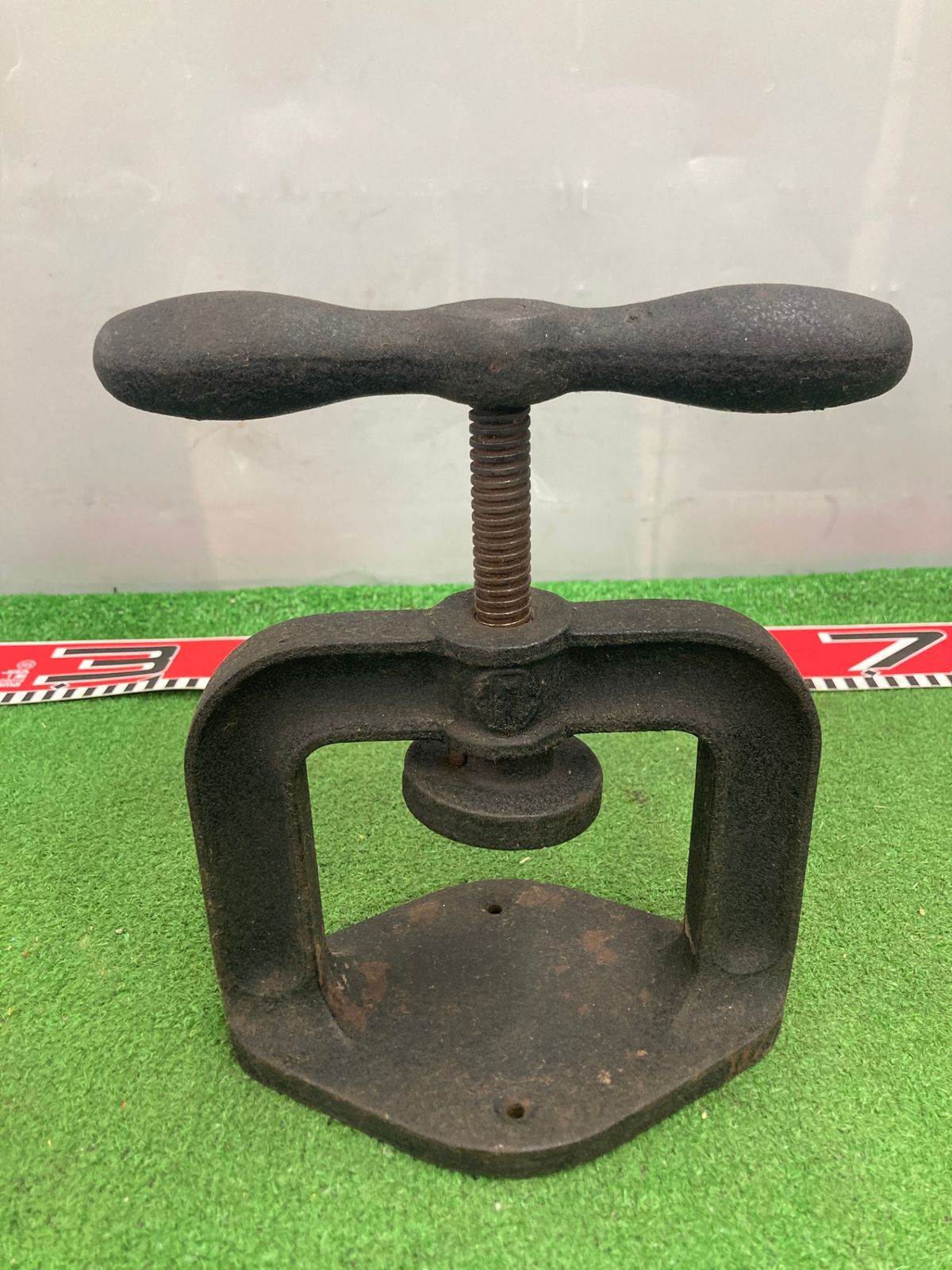 品 0922 手動プレス機 万力 フラスコプレス ITN4ICHLQ7TH