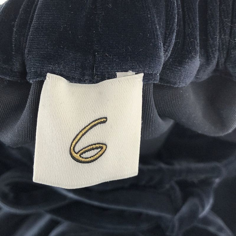 美品　＜6(ROKU)＞VELOUR PANTS/パンツ 6（ロク）の「＜6(ROKU)＞VELOUR PANTS/パンツ（その他パンツ）」 - WEAR