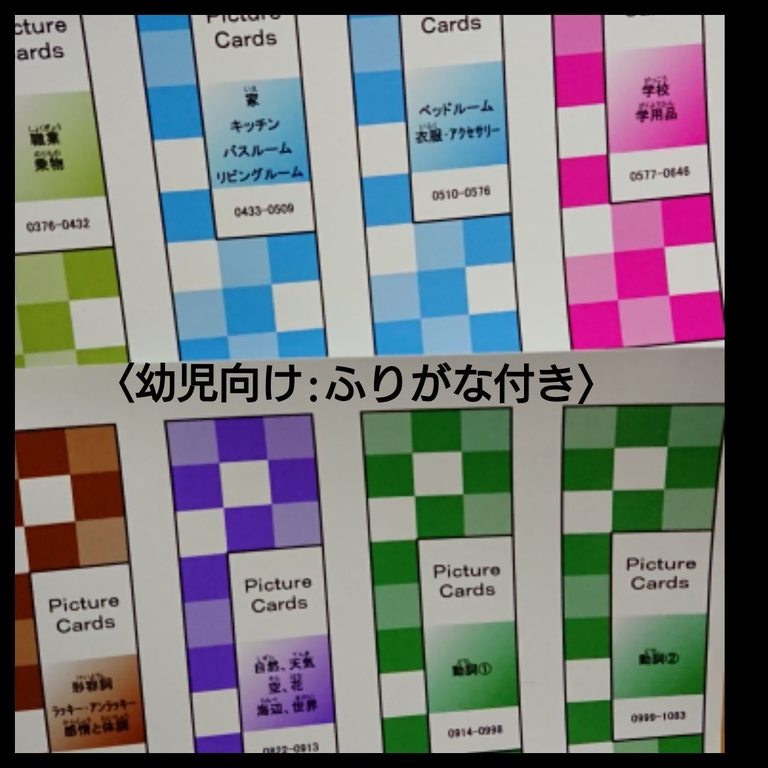 ペッピーキッズクラブ ピクチャーカード収納袋-ラベル-ファイル25冊