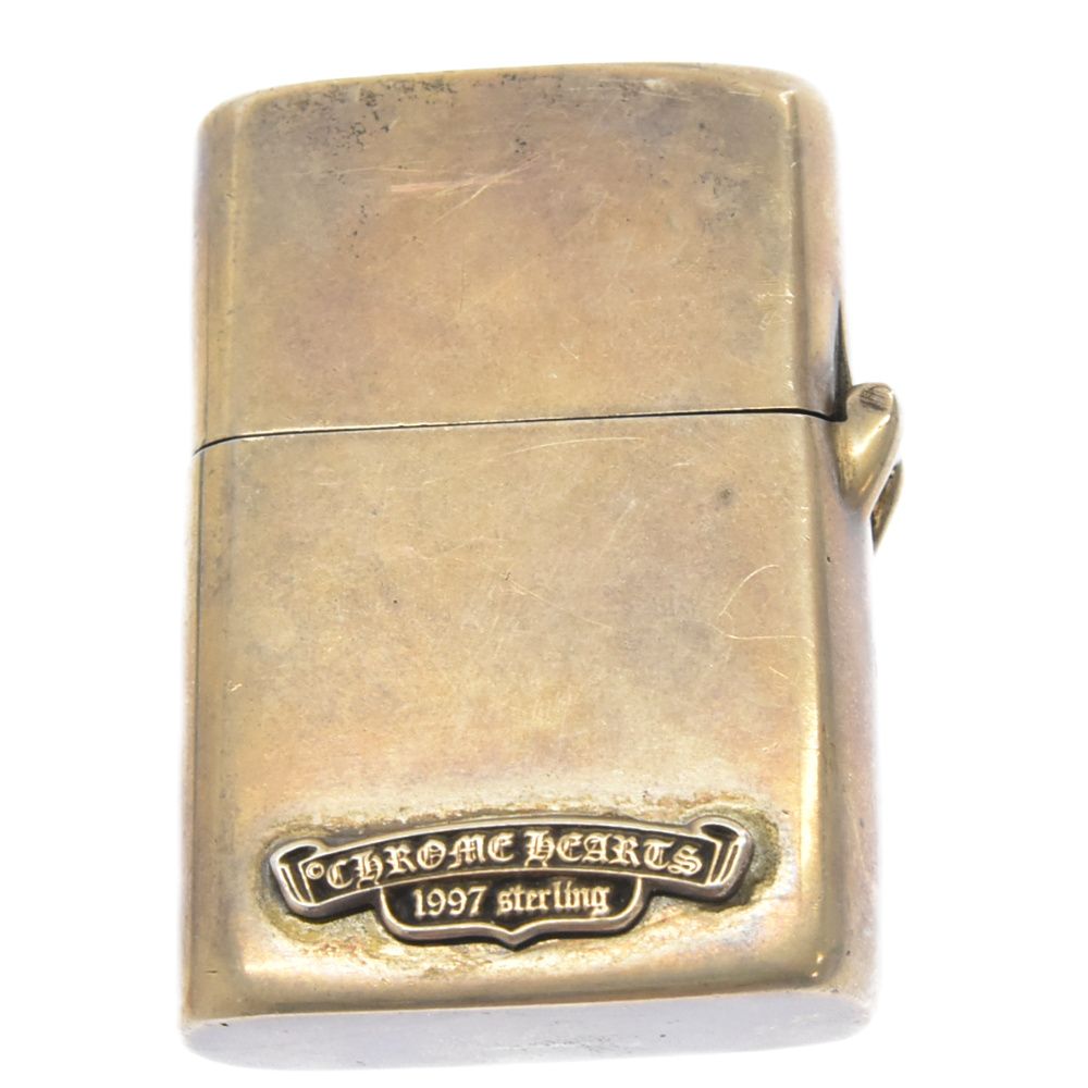 CHROME HEARTS (クロムハーツ) ZIPPO LIGHTERZ-V1 V1スモールCHクロス